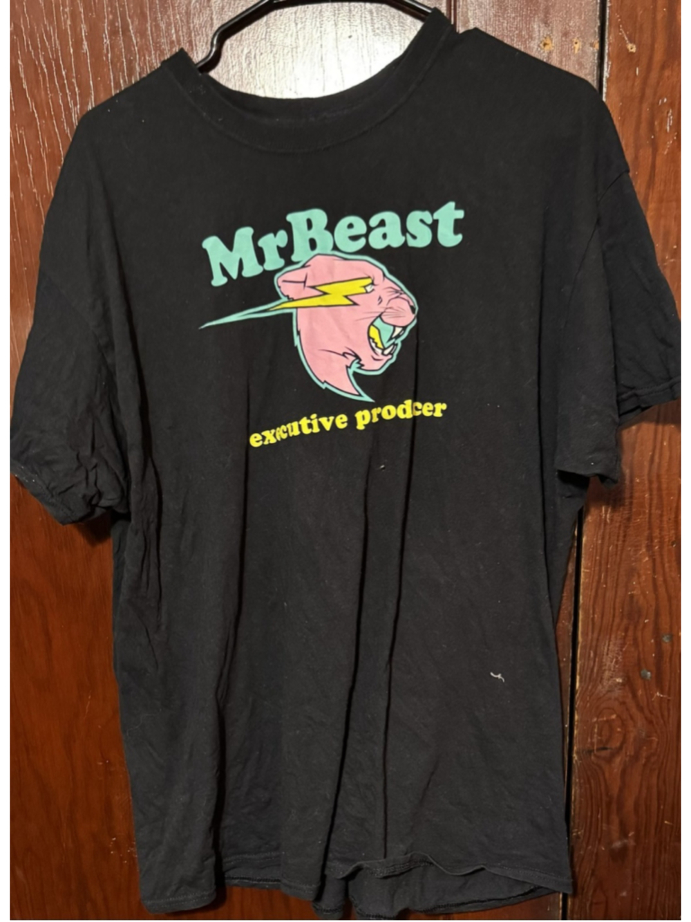Mr. Beast Executive Producer T-shirt Men's Sz XL Black
